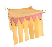 Gadpiparty Rat Hammock for Small Pets Corner Hideaway Bed Four Seasons Shelter for Hamsters Rabbits Guinea Pigs Space-Saving Cozy Nest