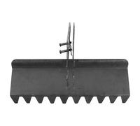 Gadpiparty Râteau de Nivellement pour Motoculteur 40 Cm, Outil de Ratissage de Jardin Robuste en Acier, Niveleur de Pelouse pour Ferme, Jardin et Terrain, Accessoire pour Préparation du Sol