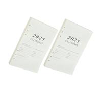 Gadpiparty Recharge pour Agenda Format Loose Leaf Papier de Recharges Lignées pour Planner Bloc Notes Journalier Remplaçable Lot de Cahiers pour Organisation et Planification