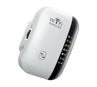 Gadpiparty Répéteur WiFi 300 Mbps pour Maison, Extension De Portée sans Fil, Amplificateur Signal, Compatible Routeur, Adapté Aux Grandes Maisons, Noir Et Blanc, Norme EU Ac220