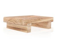 Gadpiparty Repose-pieds en bois ergonomique et facile à utiliser, design multicolore, 38,1 x 25,4 x 20,3 cm, pour adultes