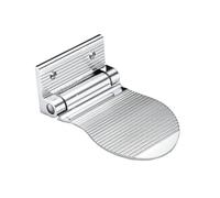 Gadpiparty Repose-pieds Fonction D'assistance à L'équilibre en Aluminium Aéronautique Antidérapant Accessoire Salle de Bain Argenté Baignoire
