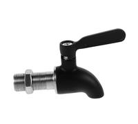 Gadpiparty Robinet de Remplacement en Acier Inoxydable 304 Noir pour Distributeur de Boissons, Bec Verseur Diamètre 14 MM, Accessoire Compatible Carafes, Pichets et Seaux à Jus, Entretien