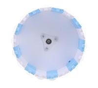 Gadpiparty Roue d'exercice Silencieuse pour Hamster et Hérisson, Grand Modèle 18,5 Cm, Plastique Solide, Accessoire de Jeu et Sport pour Petits Animaux, Rose et Blanc, Adapté aux Hamsters