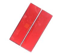 Gadpiparty Ruban Réfléchissant de Sécurité Rouge pour Voiture 4 Pcs, Haute Visibilité, Plastique Solide, Facile à Installer, pour Transport Routier et Conducteurs