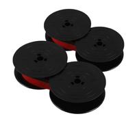 Gadpiparty Rubans pour Machine à Écrire Manuelle 3 Trous Vintage Lot de 2 Rouge et Noir Double Anneau Encre pour Bureau et Usage Portable Compatible Modèles Anciens