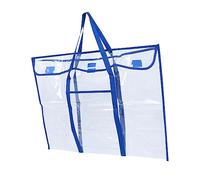 Gadpiparty Sac De Rangement Transparent Grand pour Portfolio Affiche Et Tableau Affichage Sac De Transport pour Projets Artistiques Et Travaux Scolaires
