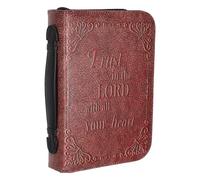 Gadpiparty Sac fourre-tout en cuir synthétique pour femme avec imprimé marron vintage, poignée de transport pratique, utilisation polyvalente pour les réunions à l'église et l'étude de la Bible