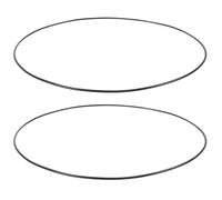 Gadpiparty Sangles de Fixation Élastiques Noires pour Couvercle de Mijoteuse 2 Pièces, Courroies de Verrouillage en Nitrile 235 MM X 2,5 MM, Accessoires de Rechange pour Cuisinière, Maintien