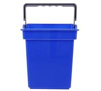 Gadpiparty Seau à Eau Multifonction avec Poignée en Plastique 4l Bleu pour Bureau et École, Seau Portable Pratique pour Nettoyage et Lavage