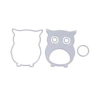 Gadpiparty Set de Matrices de Découpe Hibou pour Scrapbooking Pochoirs pour Gaufrage Diy Découpe Papier pour et Fabrication de Cartes
