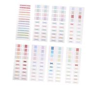 Gadpiparty Set de Onglets Adhésifs Colorés Écrits Marqueurs de Pages Papier Étiquettes de Page Pratiques et Décoratives pour Organiser Vos Documents et Agendas Couleurs Macaron