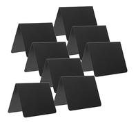 Gadpiparty Set De Petites Ardoises Écriture Manuelle Doubles Faces Avec Craies Blanches Et Chiffons Panneaux Prix Et Décorations Pour Fête Anniversaire Buffets Et Boutiques