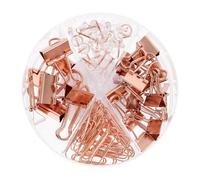 Gadpiparty Set de Pinces à Reliure Multifonctions en Fer Punaises Réutilisables pour L'organisation des Documents Bureau et Kit D'accessoires Pratique