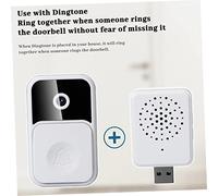 Gadpiparty Sonette Vidéo Wifi Sans Fil Carillon Intelligent Avec Enregistrement à Distance Et Vision Nocturne Pour Maison Appartement Et Bureau
