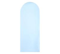 Gadpiparty Sticker Mural Autocollant Blanc Forme Arche 40x16 Cm Bleu Clair, Tableau Blanc Effaçable à Sec Amovible pour Bureau, École et Salle de Réunion, Feuilles Adhésives Réutilisables