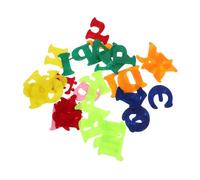 Gadpiparty Stickers Muraux Alphabet Russe Feutre et Tissu Non Tissé Lettres Colorées pour Décor Classe Maternelle et Préscolaire Autocollants Faciles à Appliquer Dommage Matériel Doux et Sûr