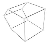 Gadpiparty Structure Métallique Poulailler Extérieur Grosse Taille 57X57X85 CM Enclos Polyvalent pour Poules Canards et Lapins Cage Robuste Résistante aux Intempéries Abri Sécurisé pour