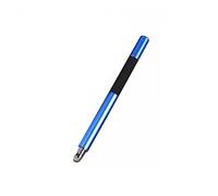 Gadpiparty Stylet Capacitif Pointe en Fibre et Disque Magnétique, Stylo Tactile en Métal Bleu pour Tablette et Téléphone Portable, Design Élégant pour Applications de Dessin