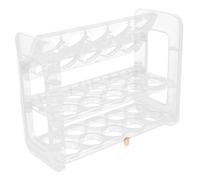 Gadpiparty Support à Œufs Pour Réfrigérateur Organisateur De Porte à Trois Niveaux Rack De Stockage Pratique Pour Maintenir La Fraîcheur Des Œufs