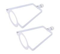 Gadpiparty Support de Lampe en Fer Blanc Dimensions 14,5x10,1x6 Cm et Chapeau Décoratif 2 Pièces Cadre de Corne de Taureau avec Douille Intégrée pour Lampe de Table et Lampadaire