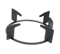 Gadpiparty Support De Poêle Semi-coupe-vent Rond En Acier Résistant Accessoire De Brûleur à Gaz Stable Et Antidérapant Pour Cuisinière à Gaz à Fond Rond Compatible La Cuisine Quotidienne