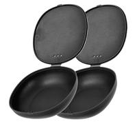 Gadpiparty Support de Rangement Portable Lot de 2 Pièces en Plastique Noir, Design Compact pour Coupes Menstruelles pour Soins Féminins Réutilisable