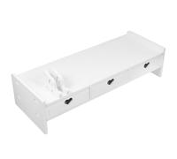 Gadpiparty Support De Rangement pour Clavier Hauteur Réglable Support pour Écran Tiroirs Surélevés Support Vertical Simple Grand Support pour Écran Organisateur De Bureau Support