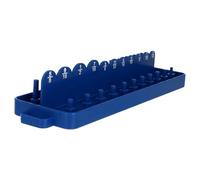 Gadpiparty Support de Rangement pour Douilles Organisateur Multifonctionnel en Pp Bleu Léger sans Bavures pour Manchons Rail D'insertion Pratique