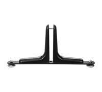 Gadpiparty Support de Séparation Noir en Métal, Base Stable pour Cloisons Mobiles, Pieds d'Écran Domestiques pour Bureau et Maison, Accessoires de Séparation Intérieure Pratiques et Solide