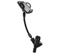 Gadpiparty Support de téléphone allume-cigare pour voiture, porte-gobelet, support de téléphone, pour régler le col de cygne et support rotatif à 360° pour voiture