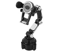 Gadpiparty Support de Téléphone pour Voiture Réglable en Métal et Plastique Fixation Stable pour Tableau de Bord, Design Innovant et Utilisation Polyvalente