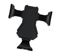Gadpiparty Support de Téléphone Voiture Compatible GPS et Smartphone pour Grille D'aération en ABS, Pratique et Flexible, Design Compact Noir pour Conduite et Bureau