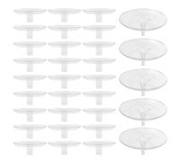Gadpiparty Support Flottant Hydroponique pour Fleurs en Plastique 40pcs, Outil D'arrangement Floral Réutilisable, Gain de Place, pour Centres de Table et Bureaux Professionnels