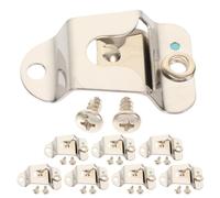 Gadpiparty Support Micro pour Radio Cb Métal avec Vis Clip de Fixation pour Microphone Voiture et Camion Kit 8 Pièces pour Maintien Stable et Installation sans Outil