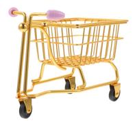 Gadpiparty Support Mini Chariot en Fer Doré pour Éponges de Maquillage Support de Séchage Décoratif 1 Pièce Rangement Bureau et Salle de Bain Accessoire Pratique pour Maquillage et