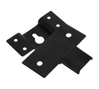 Gadpiparty Support Multifonctionnel pour en Surround Mural Fer Crochet Noir Enceinte Plat Design Gain de Place pour Montage Mural Audio