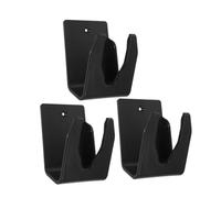 Gadpiparty Support Multifonctionnel pour Lecteur Portable de Codes 3pcs en Plastique Noir Montage Mural ou Bureau pour Scanner Stable et Pratique