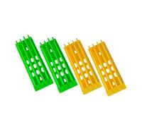 Gadpiparty Support Porte-bagues pour Pattes de Pigeon Voyageur Plastique Robuste Multicolore 4 Pièces Rangement Pigeonnier Organisation Suivi Oiseaux