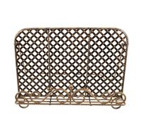 Gadpiparty Support Porte-recettes en Métal en Fer Robuste, Stand de Cuisson Vintage Multifonction Cuisine et Bureau, Support à Recettes Gain de Place Élégant