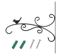 Gadpiparty Support pour Jardinière Support de Jardinière Mural en Fer Noir pour Maison et Jardin Organisation Lisse sans Poils ni Bords Tranchants
