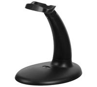 Gadpiparty Support pour Lecteur de Codes-Barres Base Stable et Angle Réglable en Plastique Noir pour Bureau, Supermarché et Bibliothèque