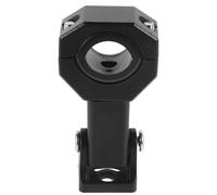 Gadpiparty Support Réglable pour Phare Moto, Pince Tube Métal Noir | Angle Ajustable, Fixation Sécurisée, pour Spot et Antibrouillard, Usage Aventure et Route Difficile