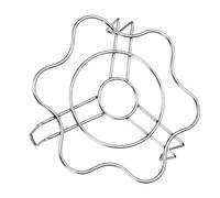 Gadpiparty Support Vapeur Inoxydable Multifonction pour Œufs Panier Vapeur 201 Fleurs et Stable Compatible Cuisinière à Gaz et Autocuiseur Accessoire la Cuisine Pratique