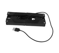 Gadpiparty Support Ventilé pour Ordinateur Portable avec Ventilateur USB Refroidisseur Polyvalent Plateau Ergonomique Durable pour Bureau et Usage Prolongé