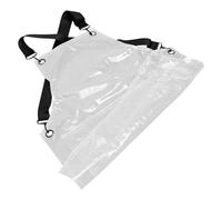 Gadpiparty Tablier Transparent en Tpu Réglable Sangle Noire Tablier de Coiffeur Unisexe Imperméable et Anti-Huile pour Salon la Cuisine Jardinage et Travaux Professionnels
