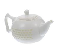 Gadpiparty Théière Céramique pour Thé Kung Fu avec Filtre Intégré Pot à Infusion Pratique et Design Élégant Porcelaine pour Thé Floral et Oolong Cadeau pour Maison Bureau