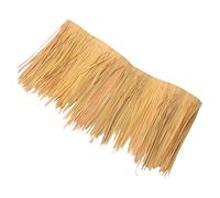 Gadpiparty Toiture en Chaume Artificiel Décorative Jardin 1m X 0,5m Imitation Paille Multi-Couleurs Abri Terrasse Ombrage Extérieur DIY Naturel Couleur Aléatoire