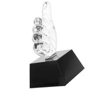 Gadpiparty Trophée Design Cartoon Pouce Levé pour Garçon et Filles en Verre Taille Portable, Récompense D'encouragement pour Maternelle et Présents Spéciaux