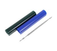 Gadpiparty Tube de Cire à Modeler Bleu 3pcs avec Couteau à Cire Artisanale en Acier Inoxydable pour Moulage de Bagues et Outils Polyvalents de Sculpture de Bijoux